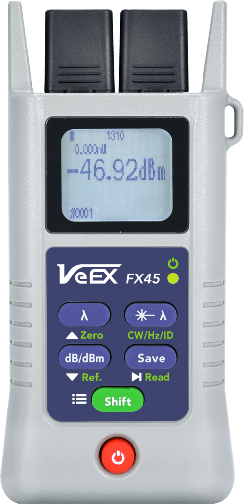Illustration produit VeEX FX45 pour mesure des pertes optiques