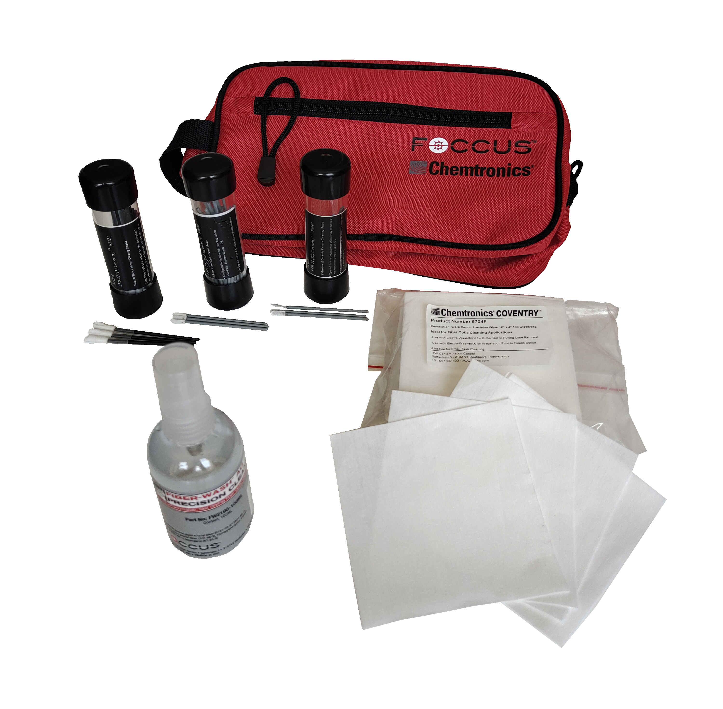 Kit nettoyage soudeuse/OTDR et préparation fibre optique